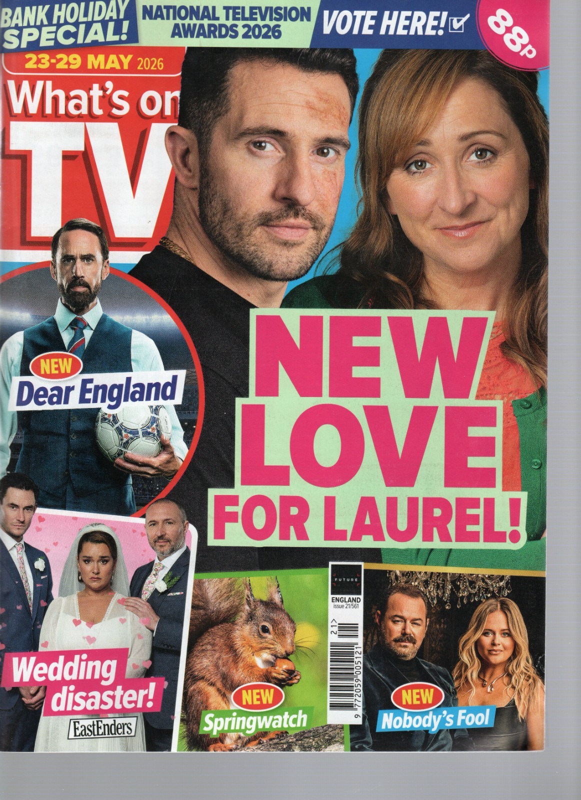 What’s On TV May 23 - 29 2026 - Dear England, Eastenders, Springwatch