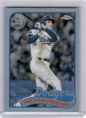 2024 Topps Chrome Update Freddie Freeman 1989 35th Anniversary #89CU-16 Dodgers