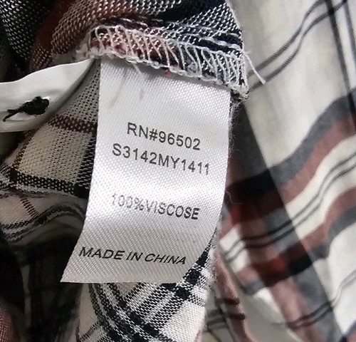 Camicetta Cato Plaid Crossover Top Donna Media Multicolore Hi-Basso Western Preppy - Foto 5 di 8