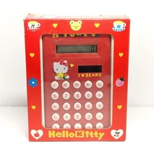 Hello kitty calculator 1996 Rare With box Anime Character Goods