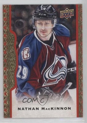 2014-15 Upper Deck Masterpieces Red Framed 69/100 Nathan MacKinnon #125 0a1