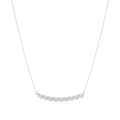 Women's 2.70Ct Pear Cut IGI Certified Lab Grown Diamond Pendant 14k White Gold - Picture 1 of 14