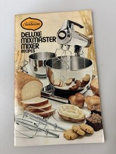 VTG Sunbeam Deluxe Mixmaster Mixer Recipe Book 1970’s • VG COND