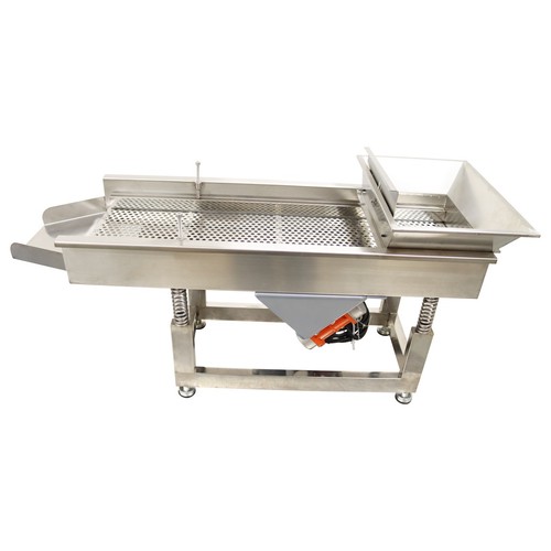 110V 9mm Stainless Linear Vibrating Screen Electric Sieve Machine Double Motors - Picture 6 of 24