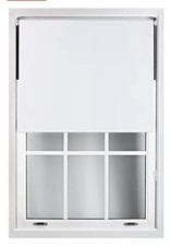 Roller Blinds Thermal Blackout Roller Blind - Trimmable White, 75cm wide x 165cm