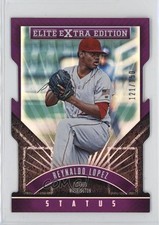2015 Panini Elite Extra Edition Status Purple Die-Cut 121/150 Reynaldo Lopez y0i