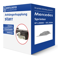 Auto Hak AnhäNgerkupplung Starr für Mercedes Sprinter Kasten/Kombi/Bus AHK