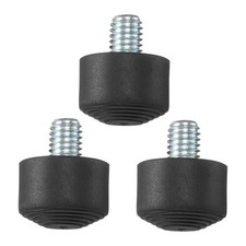 3 Pcs 30x25mm Rubber Foot Spike Anti-Slip 3/8" Thread Tripod Foot Spikes