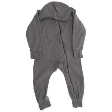 Hessnatur, Freizeit Overall, Größe: 98/104, Grau, Baumwolle, Fleece #NMj