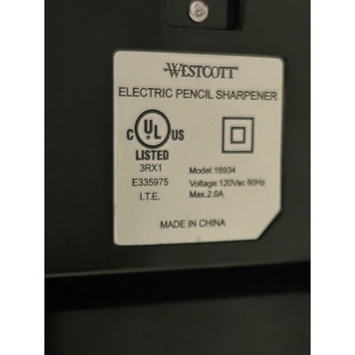 Westcott iPoint Commercial Heavy Duty Electric Pencil Sharpener - Picture 9 of 16