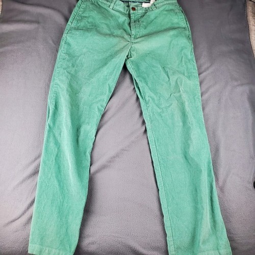 Vineyard Vines Mens Corduroy Pants 36x34 Green Casual Chino Trousers - Picture 3 of 8
