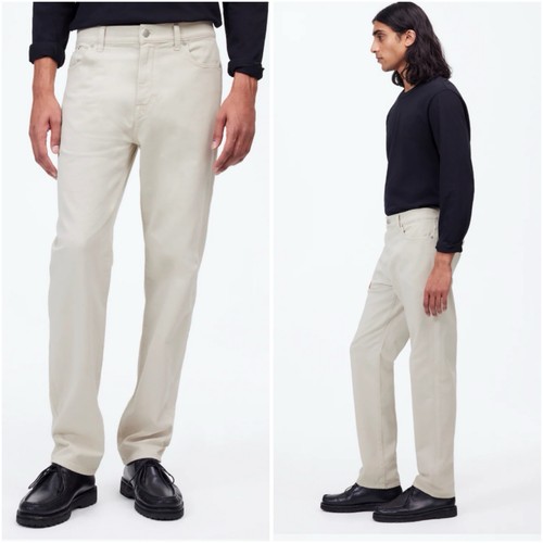 Madewell The Allday 1991 Straight-Leg Pant Form Grey Mens Size 32x30 NWT Office - Picture 2 of 12