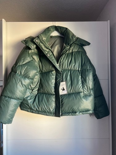 Puffer Jacket Gr. L dunkelgrün neu!!! Winterjacke Damen Jacke Teens Topp!!! - Bild 1 von 4