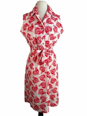 LANVIN Paris New York Dress | Jeanne Lanvin Mother & Child Print