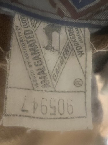 Vtg 70s HJ Brady Golden Brown Polyester Knit Norfolk Blazer Jacket Pleats 40R - Picture 12 of 12