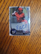 RAFAEL BAUTISTA 2016 BOWMAN CHROME AUTOGRAPH 