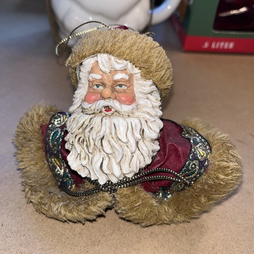 Hängende Weihnachtsmann Büste Ornament - Bild 6 von 6