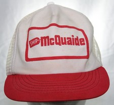 Vintage McQuaide Freight Lines Johnstown PA Trucker Hat Snapback Cap Made in USA