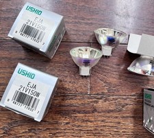 USHIO Halogen Projector Lamp EJA 21V - 150W New In Box Lot of 3