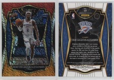 2020 Select Premier Level Red White Orange Shimmer Prizm Shai Gilgeous-Alexander
