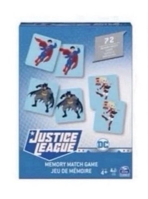 New DC Comics Justice League Memory Match Game. Ages 3+