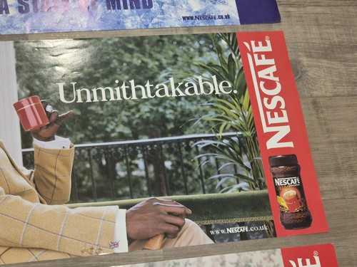 Nescafe gold blend Coffee 3 Advertising Posters Great Display Wall Art Pieces - Picture 5 of 16
