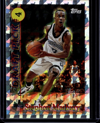 Stephon Marbury #DP4 1996 Topps Draft Redemption card