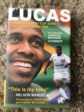 Lucas Radebe signed book Lucas. Leeds United