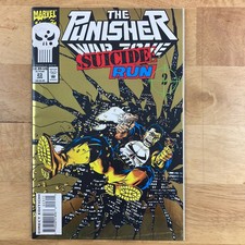 Punisher War Zone #23 Marvel VF 1994 "Suicide Run Part 2" GOLD COVER