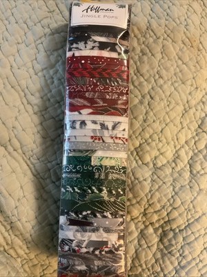 Hoffman Jingle Pops Silver 40 Different 2.5  Strips New