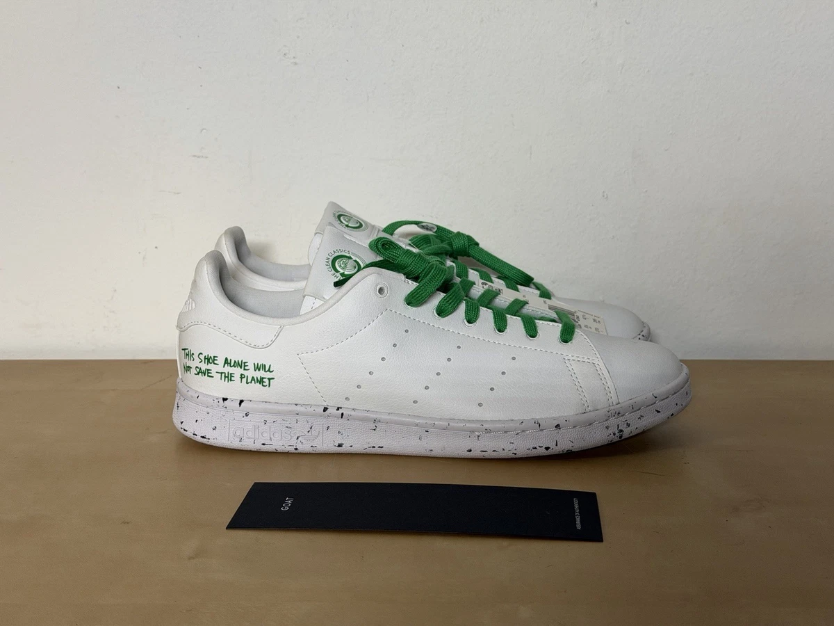 adidas Stan Smith Clean Classics Collection - White Green for Sale