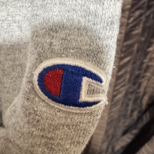 Champion Authentic Athleticwear Cornell University Hoodie Medium Gray Vintage - Picture 9 of 10