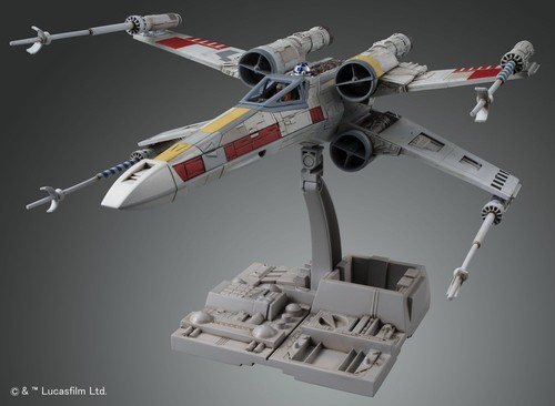 BANDAI SPIRITS Star Wars 1/72 X-Wing Starfighter Color-coded Plastic Model (New - Picture 2 of 3