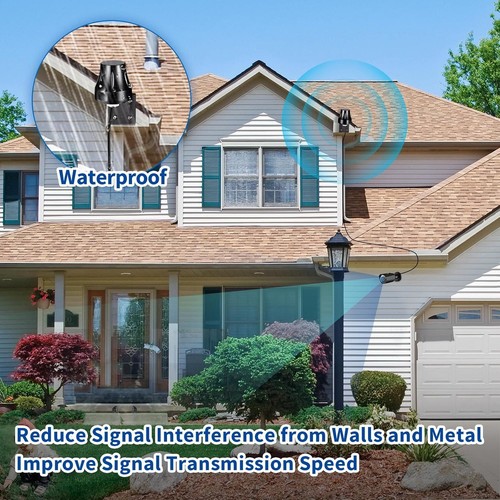 Waterproof 2.4GHz 5GHz 5.8GHz Antenna Omni Directional wifi Antenna 3M Cable - Picture 4 of 12