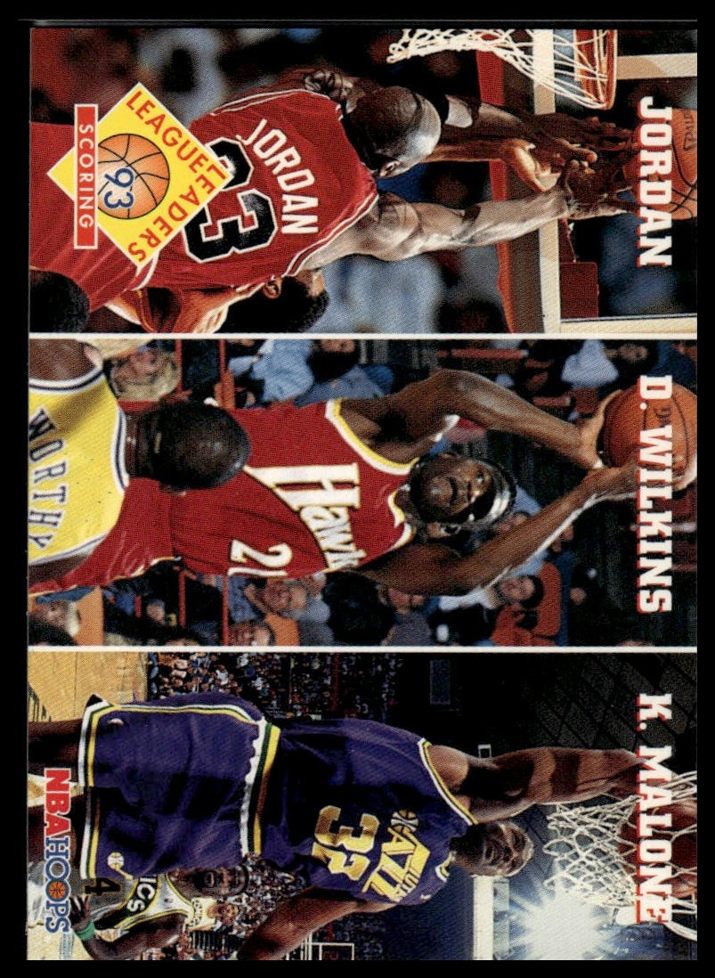 1993-94 Hoops #283 Michael Jordan / Dominique Wilkins Fifth Anniversary Gold