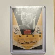 Panini 2013 America's Pastime Inked Chris Sale White Sox I-CS Auto /125