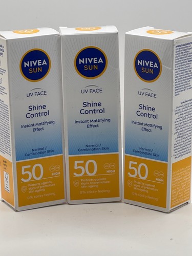 NIVEA Sun UV Face Anti-Aging SPF 50 50ml, Sun Cream Protect Against Sun - Picture 3 of 3