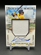 2025 Panini Boys Of Summer Konnor Griffin Auto /99 Jumbo Materials Signatures 