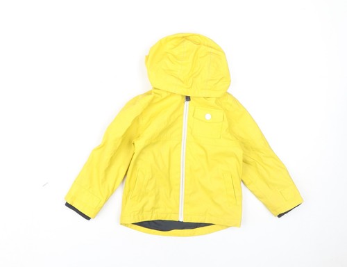 Marks and Spencer Regenmantel Jungen gelb 2-3 Jahre Jacke mit Kapuze