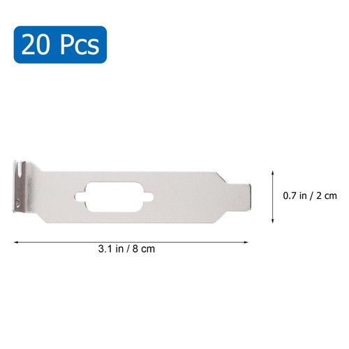 20 PCS Computerkoffer Leer Belüftete Steckplatzabdeckung PCI-Slot-Abdeckung - Photo 11/12