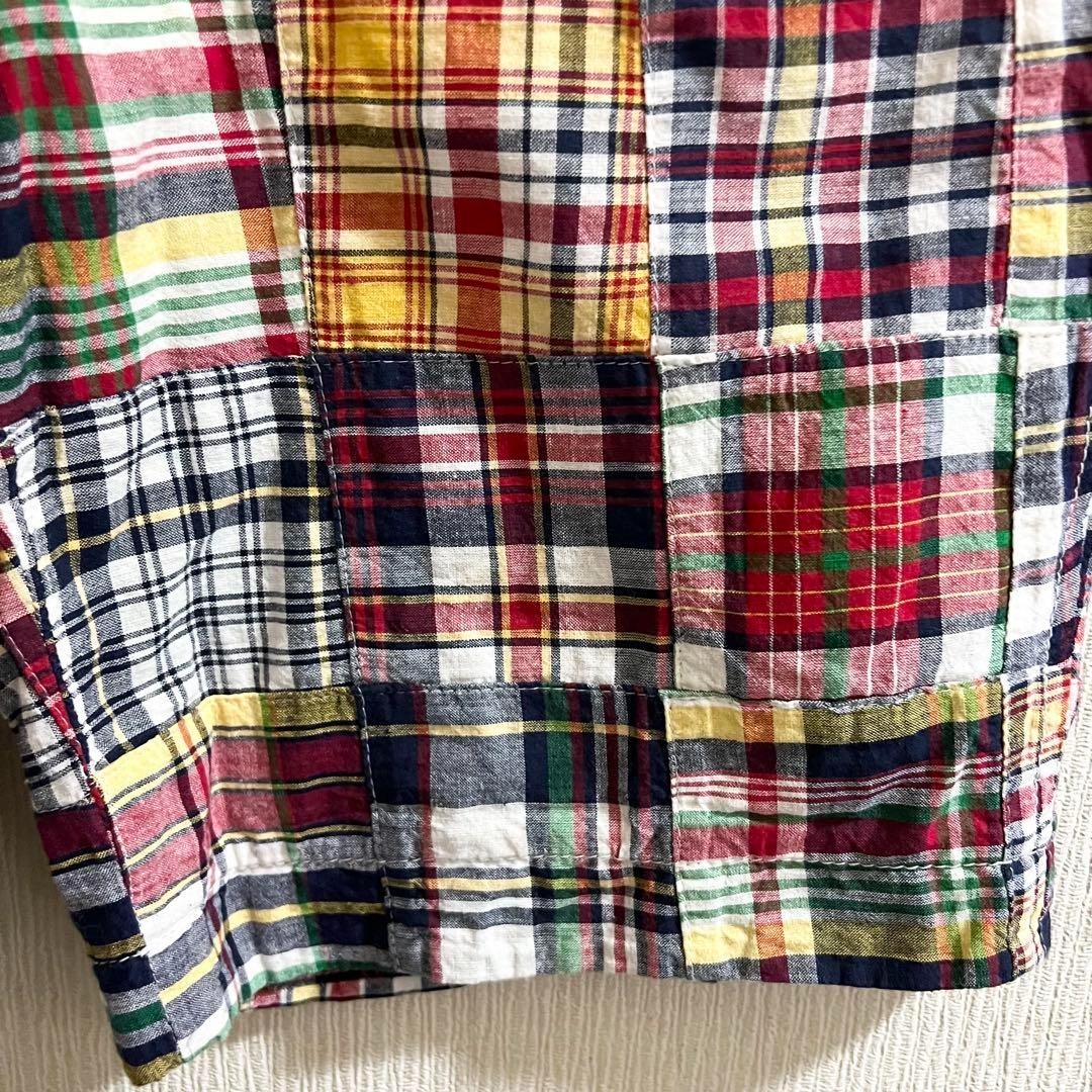 Engineered Garments Patchwork Madras Check Short … - image 2