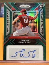 2024 Panini Prizm - Sensational Signatures Gordon Graceffo Green Prizm Rookie RC