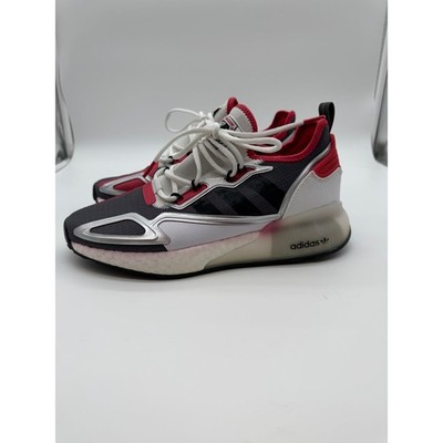 Adidas ZX 2K Boost Space Mission Black White Red FX8774 Mens Size 7