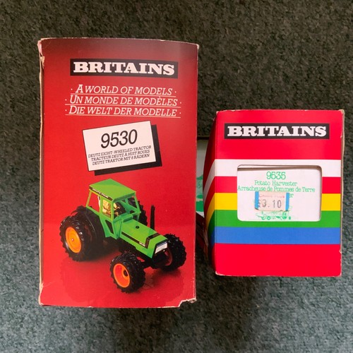Vintage Britains Farm 9530 9535 9523 Tractor EMPTY BOX Job Lot x4 Toy Models - Picture 4 of 8