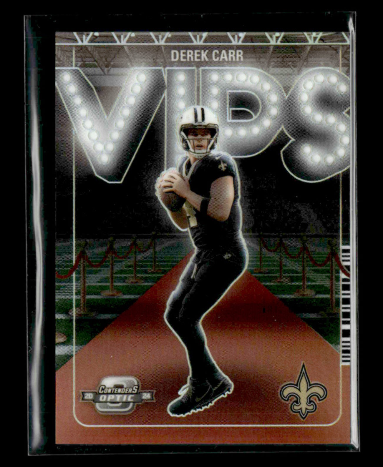 Derek Carr 2024 Panini Contenders Optic Football VIPs SSP