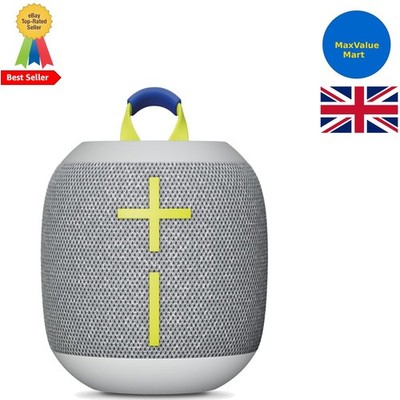 Ultimate Ears Wonderboom 4 Tragbarer Wasserdichter Bluetooth Lautsprecher mit Weiß