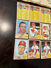 Topps Baseball 1968 Vintage Card Lot Of 20 St. Louis Cardinals Very Good