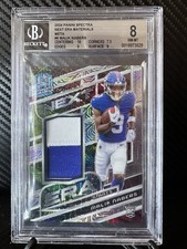 2024 Panini Spectra - Next Era Malik Nabers #NE-MNS Meta Prizm /25 (MEM, RC)