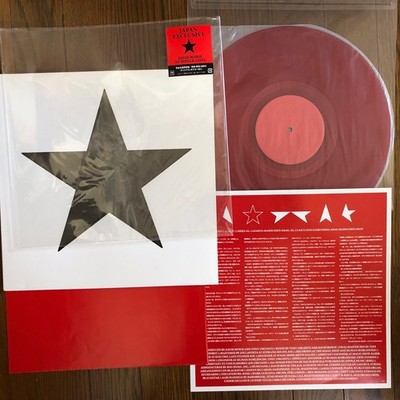 Blackstar日本限定DAVID BOWIEレコードJapan Red David Bowie Blackstar Red Vinyl Japan Exclusive Limited Edition