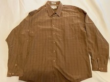 Michael Brandon Brown Dress Shirt Size Xl